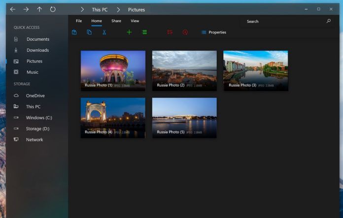 Windows 10資源管理器將采用更多設計元素